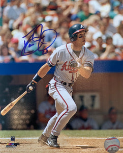 David Justice Autographed 8" x 10" - Braves