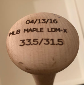 Evan Longoria Game Used Autographed Bat