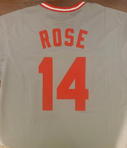 Pete Rose Autographed Custom on Field Style Jersey