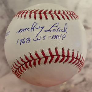 Mickey Lolich Autographed ROMLB